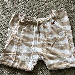 Aviator Nation Tie-Dye Sweatpants - Cream and Tan. EUC barely worn.